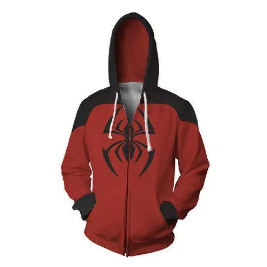 Discover Spiderman Cosplay Hoodie Womens Mens 3D Casual Hooded with Pockets
