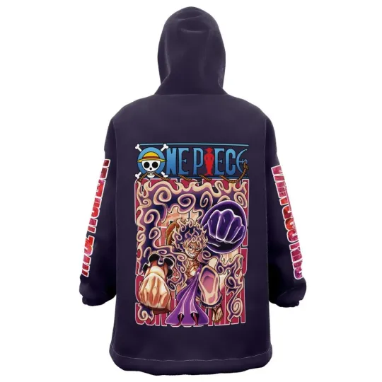 Discover Gear 5th Luffy Snug Oversized Blanket Hoodie