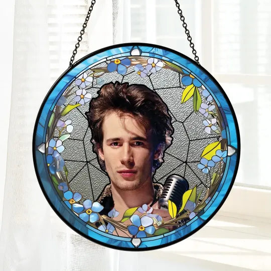 Discover Jeff Buckley Stallion Stained Glass Suncatcher for Home Window Decoration