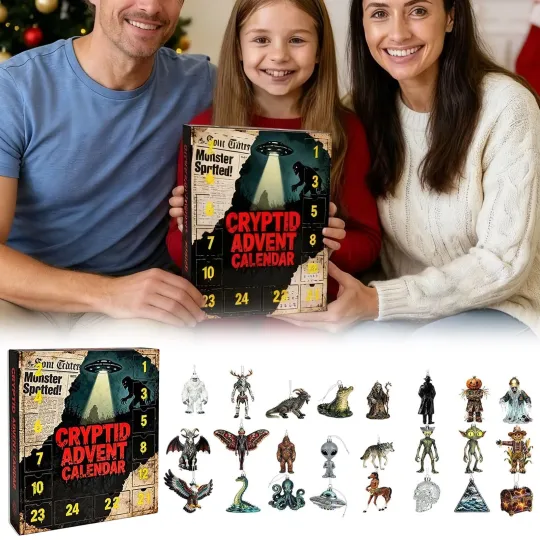 Discover Mysteries of the Unknown 2025 Cryptid Advent Calendar, 24Days of Monsters Legends