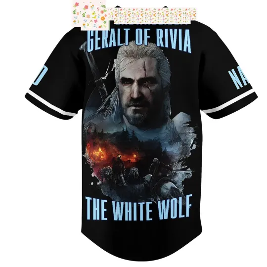 Discover The Witcher Geralt of Rivia Personalized Baseball Jersey