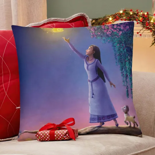 Discover Wish Pillowcase Cover Square Throw Pillow Cover for Kids Birthday