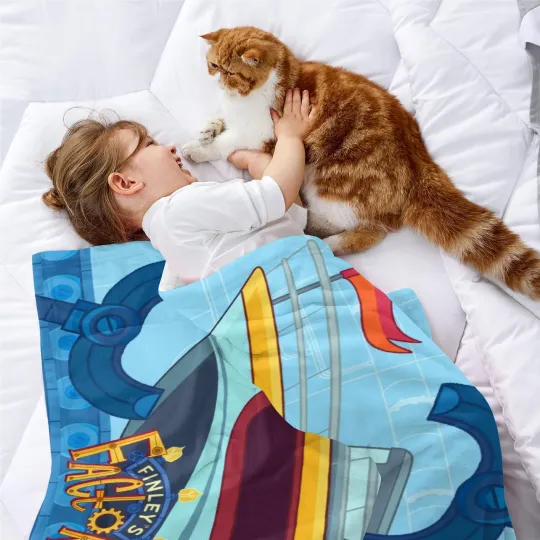 Discover Finley's Factory Blanket Soft Flannel Bed Sofa Throw Birthday Gift