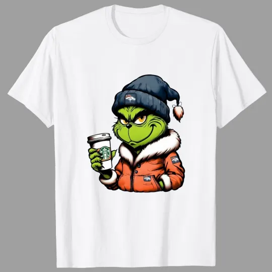 Discover Denver Broncos funny character Drink Football Team T-Shirt, Gift for Fan