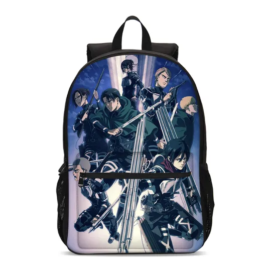 Discover AO Titan Anime Students Backpack, School Bag, Back To School Gift