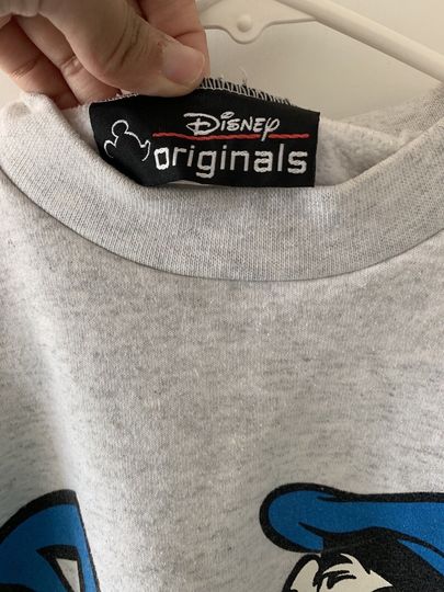 Vintage Rare Disney Originals Donald Duck All Over Print Y2K Sweatshirt sz M