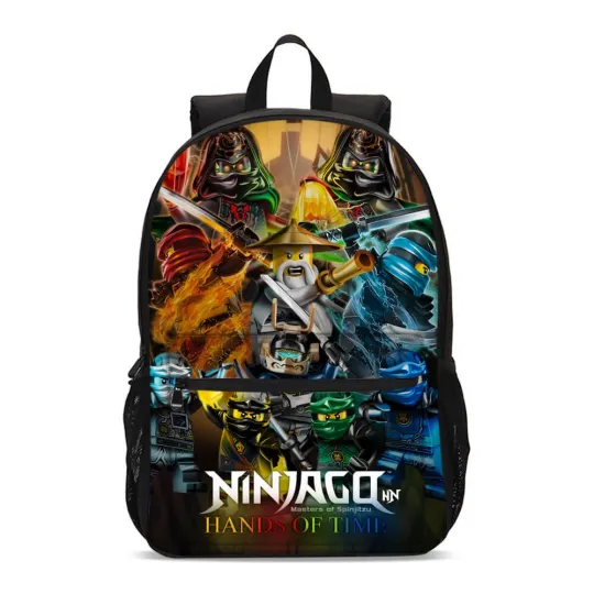 Discover Ninjago Hands of Time Comics Students Backpack, School Bag, Back To School Gift