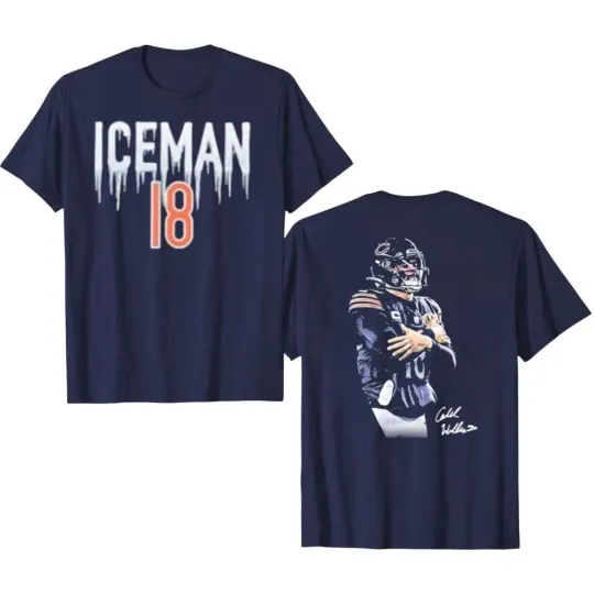 Discover Caleb Williams Iceman T-Shirt Unisex 2 Sided