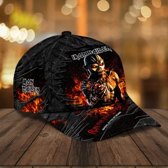 Discover Iron Maiden 2026 World Tour Baseball Cap