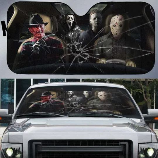 Discover Murder Car Auto Sunshade