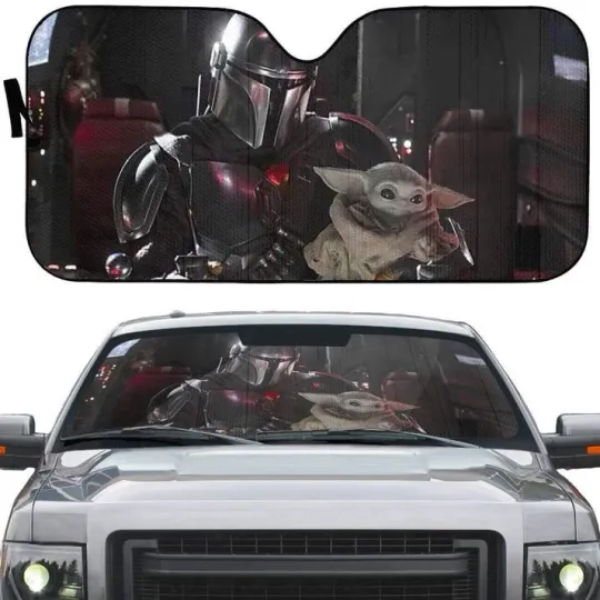 Discover The Mandalorian Car Sun Shades