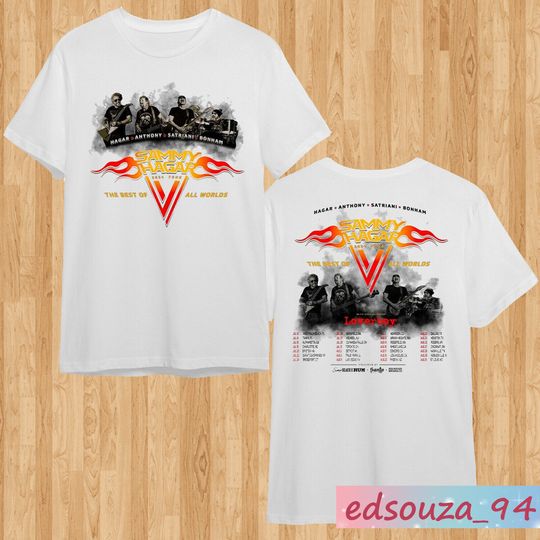 Sammy Hagar The Best of All Worlds 2024 Tour T-Shirt, Gift For Fans