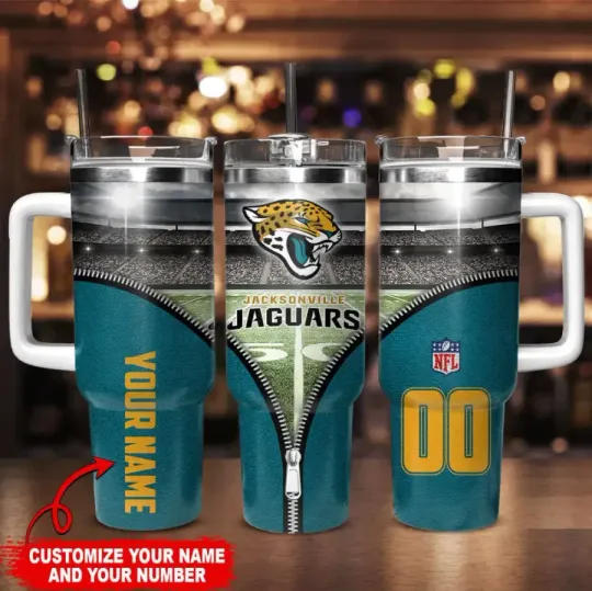 Discover Jacksonville Football Team Jaguarss 40oz Tumbler With Handle