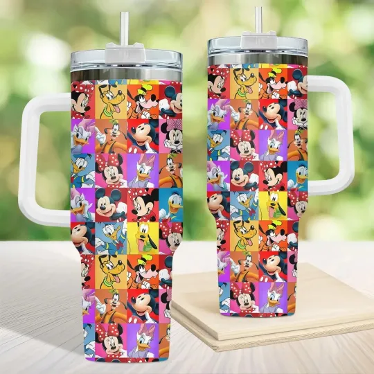 Discover Mickey And Friends 40 Oz Tumbler Gift for Cartoon