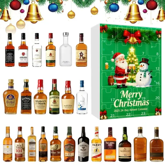 Discover Jameson Whisky Wine Bottle Advent Calendar 2025, Christmas Gifts for Women Men