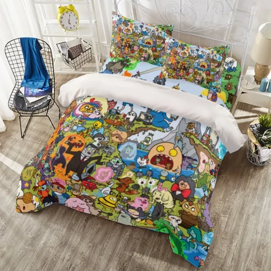 Discover Adventure Time Bedding Set