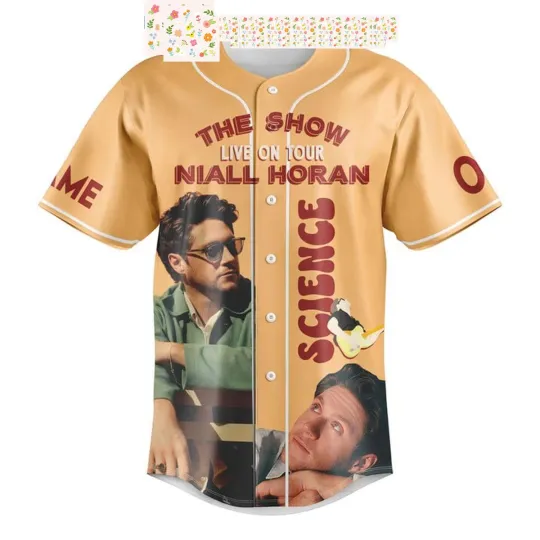 Discover Niall Horan The Show Live On Tour Personalized Baseball Jersey