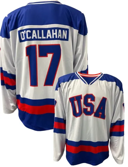 Discover Jack O'Callahan USA Hockey Miracle on Ice 1980 Reversible Jersey
