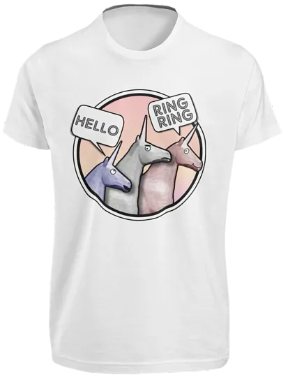 Discover Charlie The Unicorn T-Shirt Ring Ring Hello Unisex Shirt