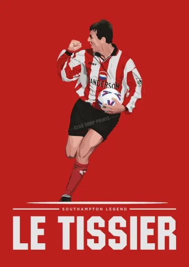 Discover Matt Le Tissier Southampton FC Vertical Poster