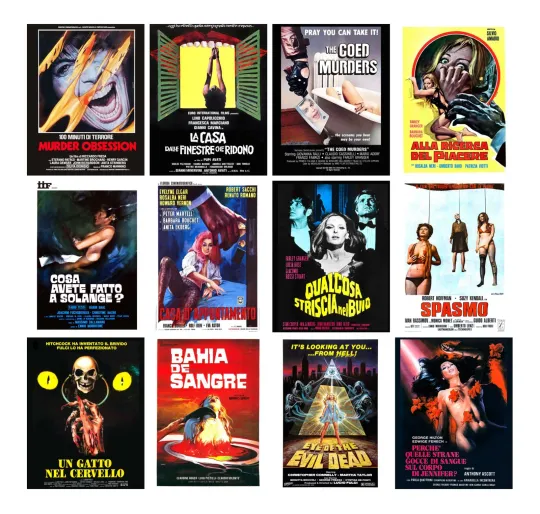 Discover 2026 Vertical Wall Calendar Horror Thriller Vintage Movie Posters