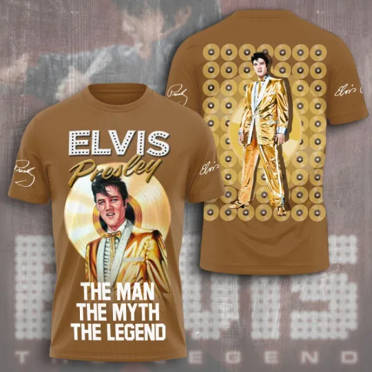 Discover Elvis Presley 3D Unisex T-Shirt for Fans
