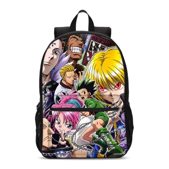 Discover Hunter Anime Students Backpack, School Bag, Back To School Gift