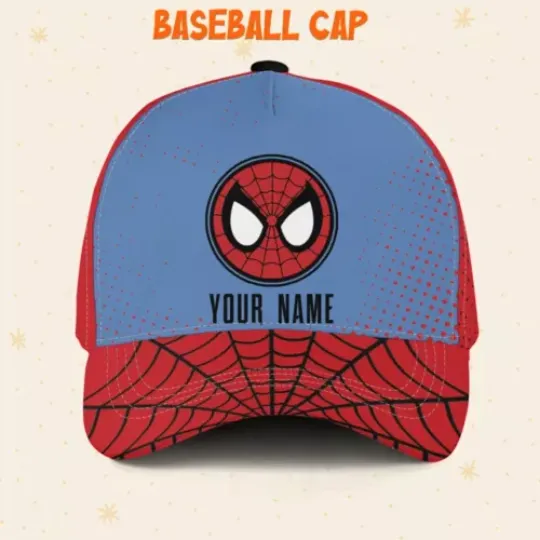Custom Spiderman Peter B Parker Logo Cap, Custom Disney Hat, Spiderman Baseball
