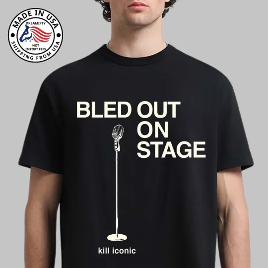 Discover Hail The Sun 2026 Cut Tour Fade Back Bled Out On Stage Kill Iconic T-Shirt