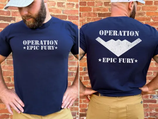 Discover Patriotic Military Tee Operation Epic Fury T-shirt