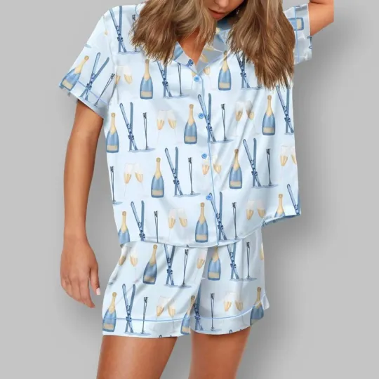 Discover Après Ski Champagne Pajamas Set For Women