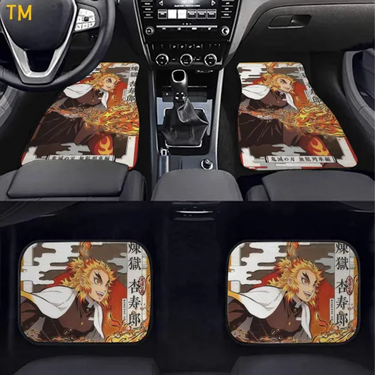 Discover Kimetsu no Yaiba Car Floor Mats Set