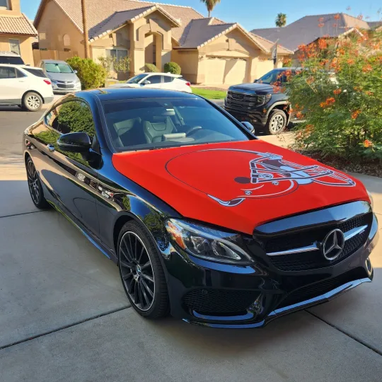Discover Cleveland Browns Auto Hood Cover