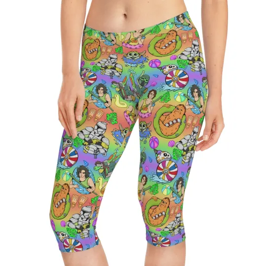 Discover Star Wars Summer Women's Capri Leggings, Gift for Her