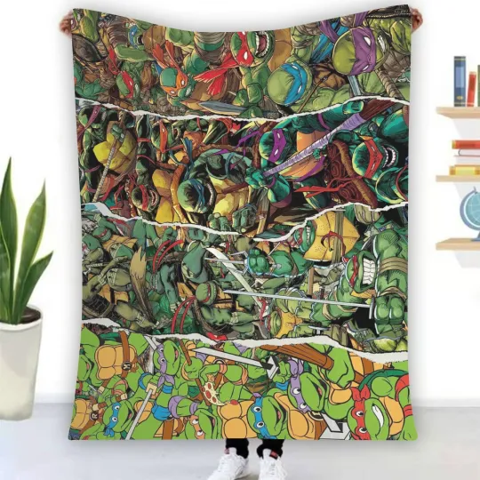 Discover TMNT Ninja Turtles Fleece Blanket