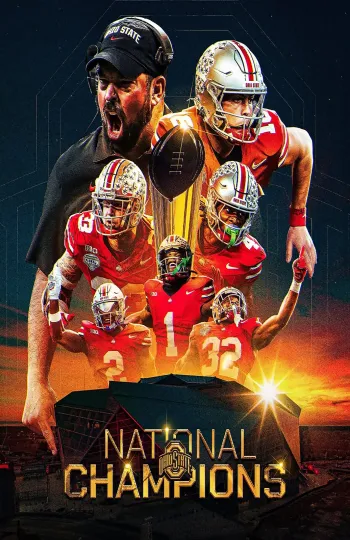 Discover Ohio State Buckeyes 2025 College Football National Champions Poster