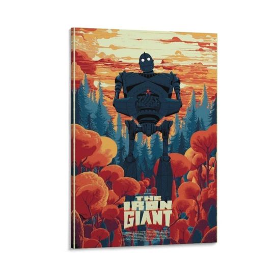The Iron Giant Movie Poster Decorative Painting Canvas