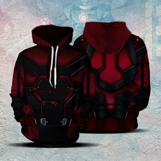 Discover Daredevil Matt Murdock 3D Hoodie Cosplay Superhero Sweatshirt Jacket