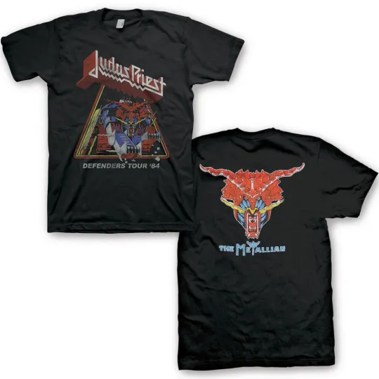 Discover Judas Priest Defenders of the Faith Double Sided T-Shirt