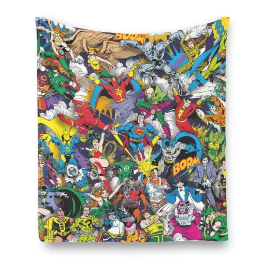 Discover Justice League DC Heroes Fleece Blanket for Home & Living