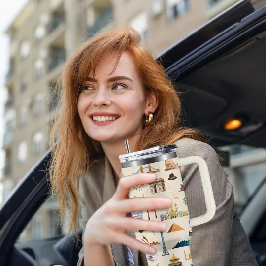 Discover World Travel 40oz Tumbler - I Haven't Been Everywhere But It's on My List, Trave