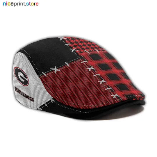 Discover Georgia Team Bulldogs Jeff Cap Bulldogs Beret Hat Golf Cap  NCAA Flat Cap Driver