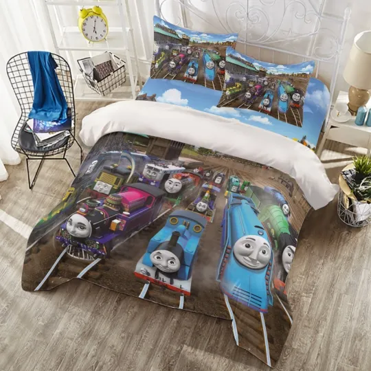 Discover Trains & Friends Bedding Set