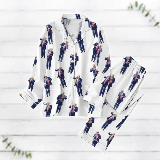 Discover Trump Dancing Pajamas Set, Donald Trump Family Pajamas Set Women