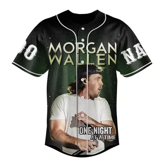 Personalized Wallen Western One Night At A Time 2024 Tour Baseball Jersey Shirt