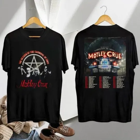 Discover Mötley Crüe Announces 2026 North American Tour T-shirt