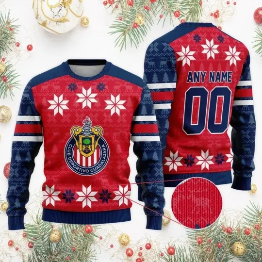 Discover Chivas Guadalajara Liga MX Ugly Christmas Sweater – Special Holiday Design