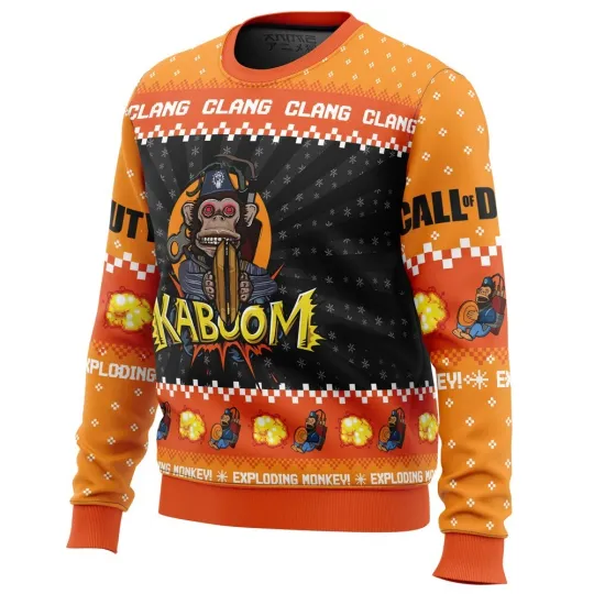 Discover Call of Duty Monkey Bomb Ugly Christmas Sweater Gaming Gift