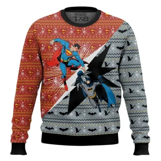 Discover Batman Vs Superman Ugly Christmas Sweater