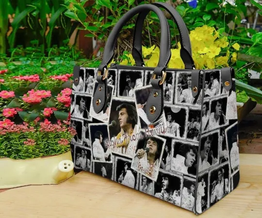 Discover Elvis Presley Music Women Leather Handbag, Elvis Presley Lover Handbag